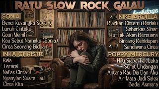RATU SLOW ROCK GALAU _ 20 Lagu Nike Ardilla, Poppy Mercury, Inka Christie, Sonia _ Album Cover