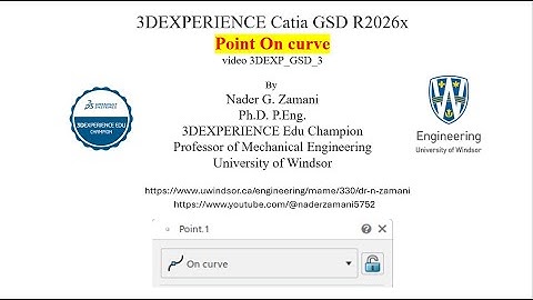 3DEXPERIENCE CATIA, 3DEXP GSD 3, "Point On curve"  R2026x