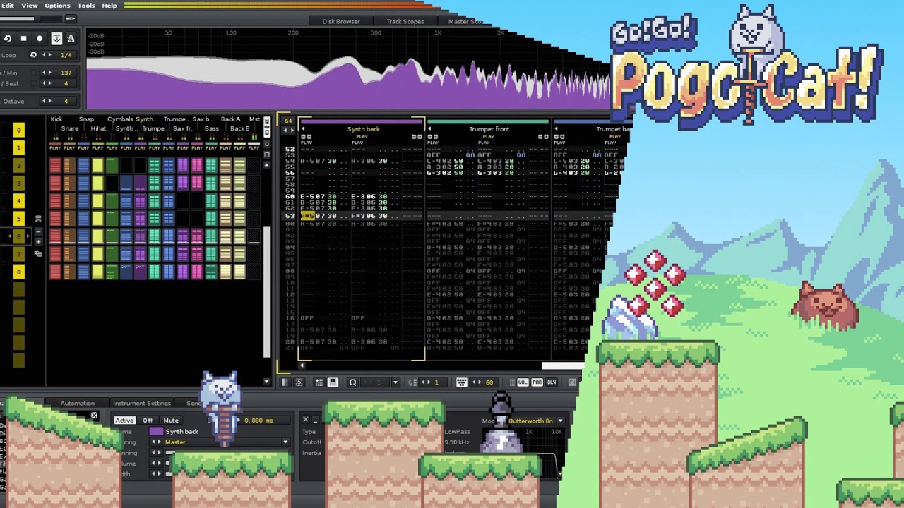 The Battle Cats Go! Go! Pogo Cat! [chiptune arrangement] YouTube