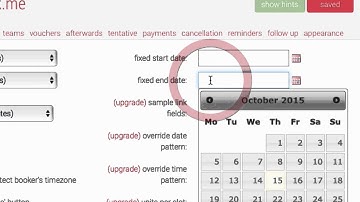 YouCanBookMe: Creating and customizing forms