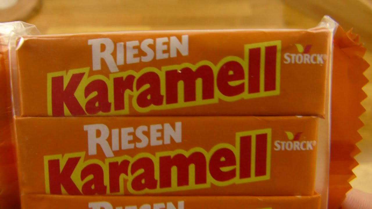 Storck Riesen - Caramel Chewing Candy / Karamell Kaubonbons - YouTube