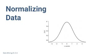 Normalizing Data