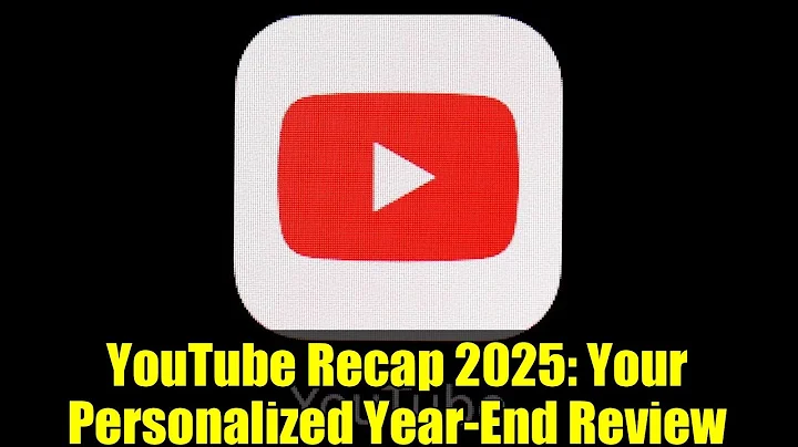 YouTube Recap 2025: Your Personalized Year-End Review