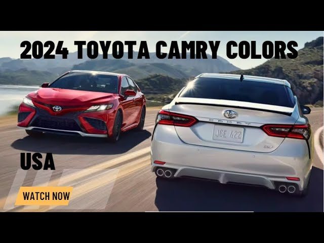 2018 Camry Part 13 Interior Colors For All Trim Levels You