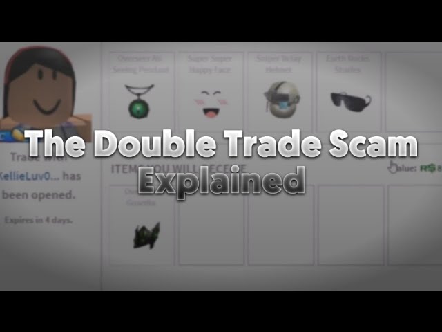 Watch out for this trading scam. I've seen a few people attempt a trade  like this. : r/roblox