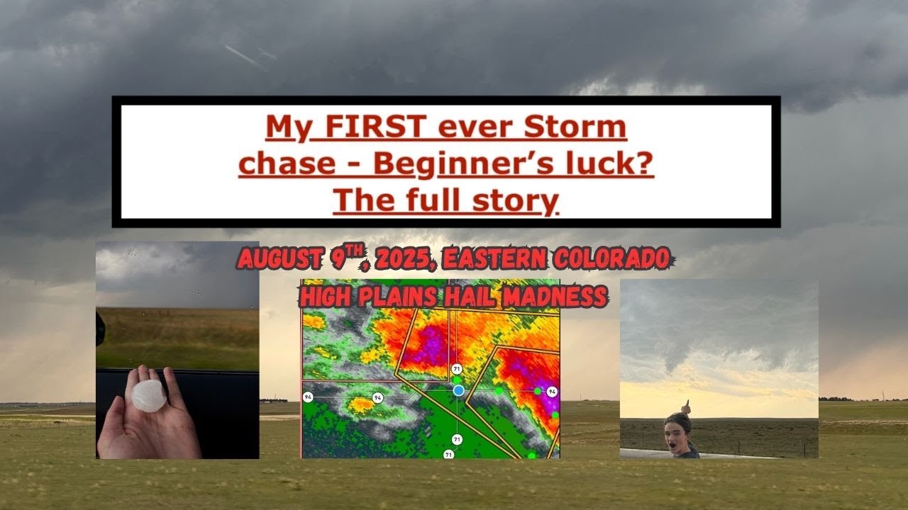 My FIRST EVER Storm Chase - Beginner's luck? The FULL story - August ...