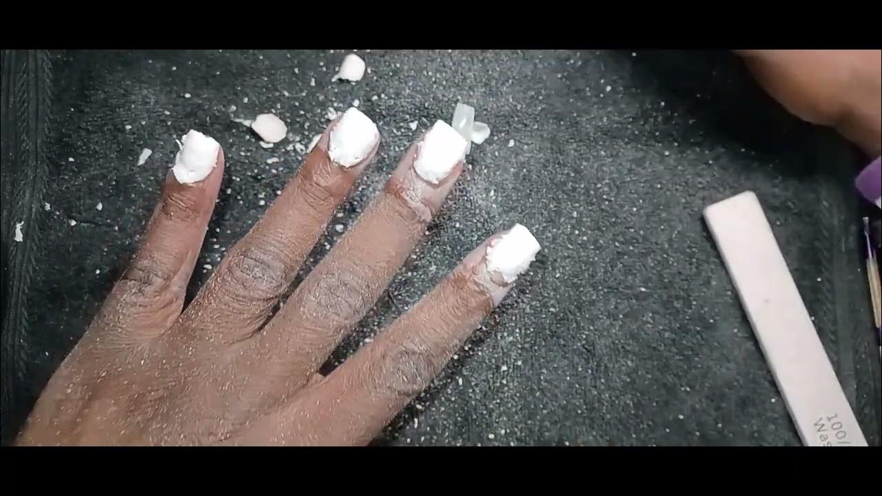 How to Safely Remove Nail Extensions at home YouTube