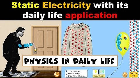 Static electricity with daily life application || Physics in daily life || must watch👍✌👌💯