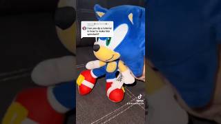 How to make your sonic plush spin dash🔵💨#bluepikmin #sonic #sonicthehedgehog #funny #plush #shorts