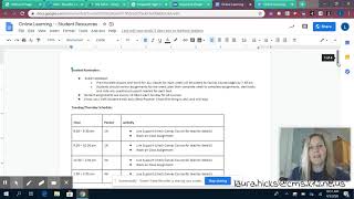 Remote Learning Schedule