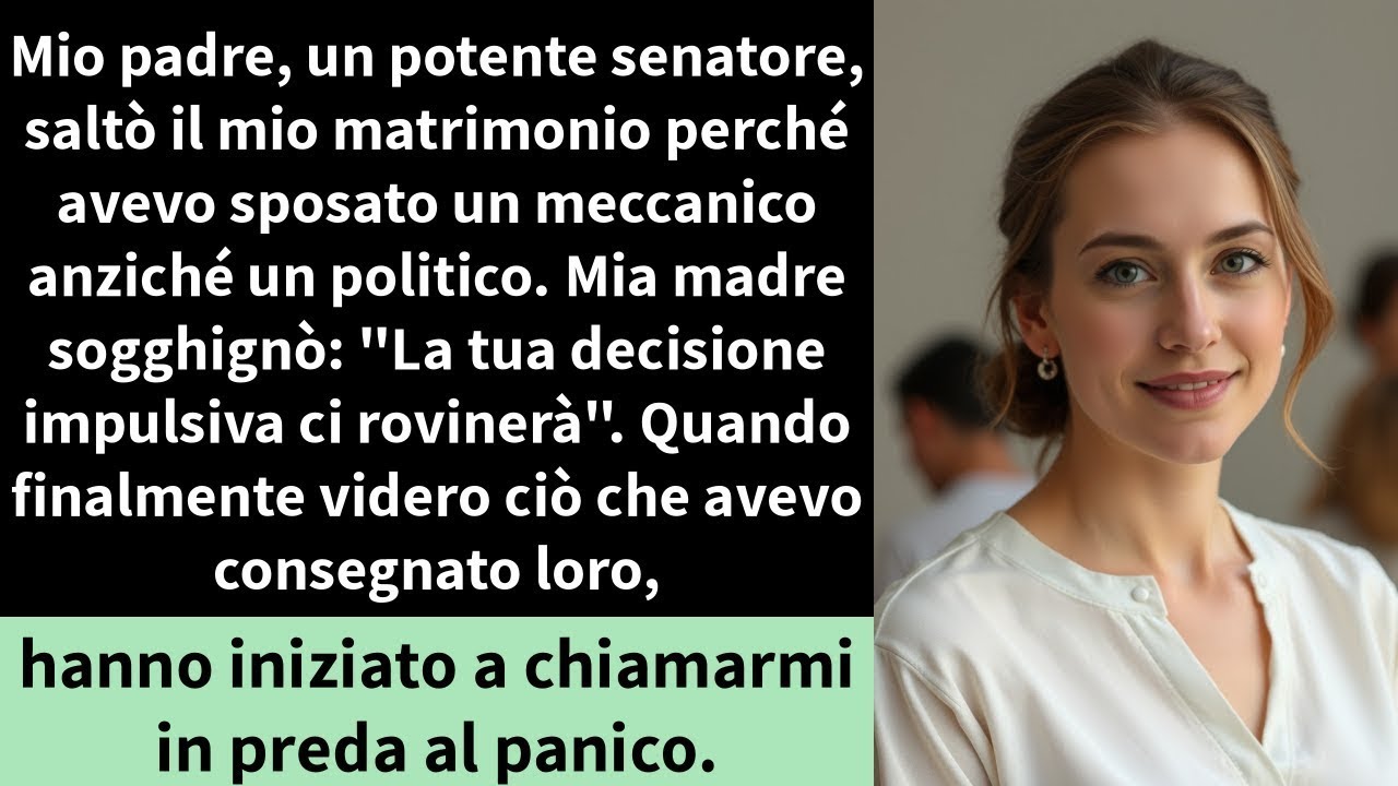 Mia madre ha interrotto la mia cerimonia di matrimonio per dirmi che stavo rovinando la famiglia. Ha definito mio marito un errore e la mia scelta una vergogna davanti a tutti gli invitati. Ma...