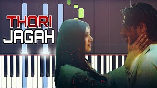 Video thumbnail of "Thodi Jagah Piano Tutorial | Marjaavaan Arijit Singh | Download Free Piano Midi | Sheet Music"