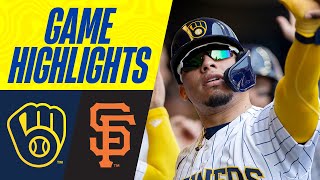 Giants vs. Brewers Game Highlights (5\/28\/23) | MLB Highlights