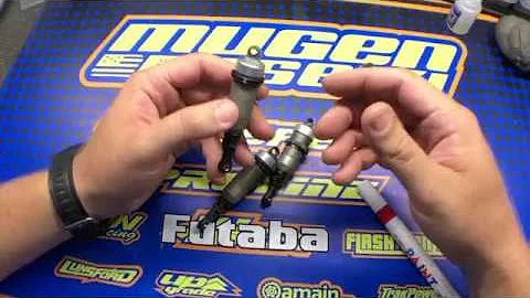 Adam Drake from Mugen Seiki Racing talks about marking shock collars.