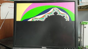 Colour Maximite 2: Mandelbrot using an embedded C routine - blink and you will miss it