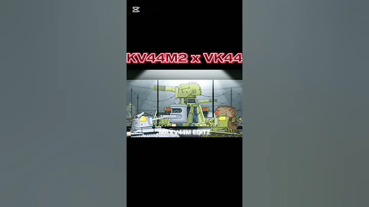 Kv44m2 x Vk44 #edit #tank #supertank #cartoon