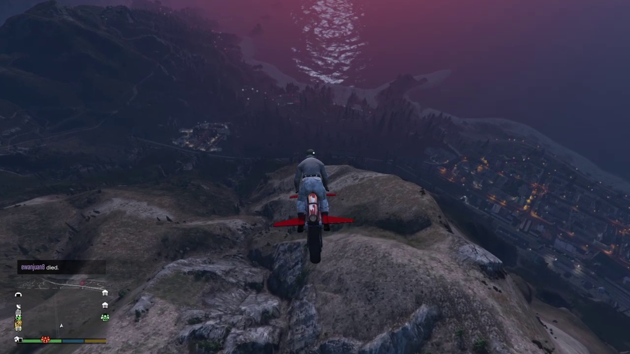 GTA 5 OPRESSOR FLYING BIKE YouTube