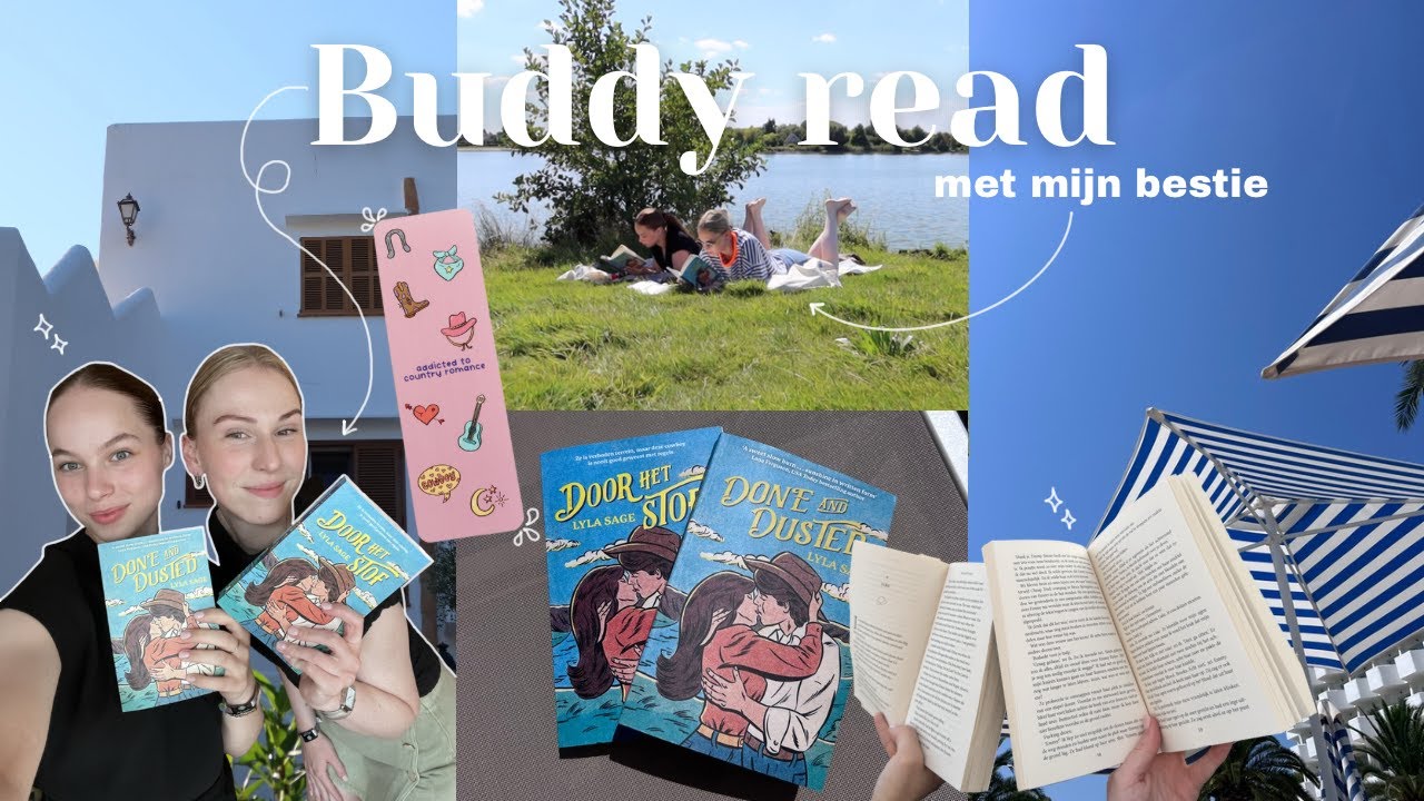 Buddy read met mijn bestie (op Mallorca) 📖👩🏼‍🤝‍👩🏻🌳 | leesvlog