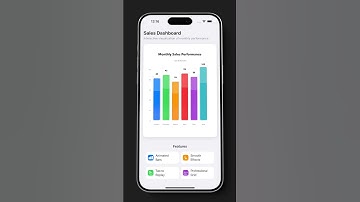 📊 Animated Sales Chart - SwiftUI & SpriteKit Dashboard