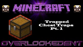Trapped Chest Traps Pt. 1 - Minecraft Xbox/Playstation - [Tutorial]