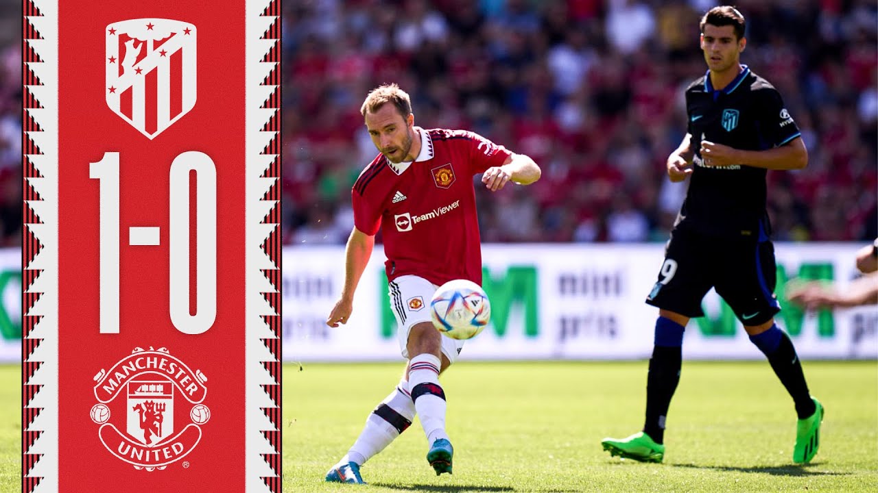 Christian Eriksen Makes United Debut 🔴 Atletico Madrid 1-0 Man Utd