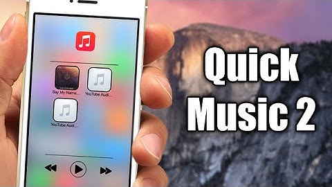 QuickMusic 2 - iOS 8 Jailbreak Cydia Tweak