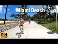 Miami Beach in USA. Most popular place in Florida［4K］