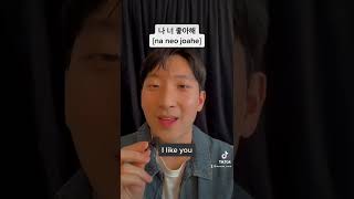 How To Say I Love You In Korean