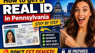 How to get a REAL ID in Pennsylvania step by step