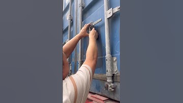 How to Use Bolt Seal Locking Shipping Container #boltseal #securityseal