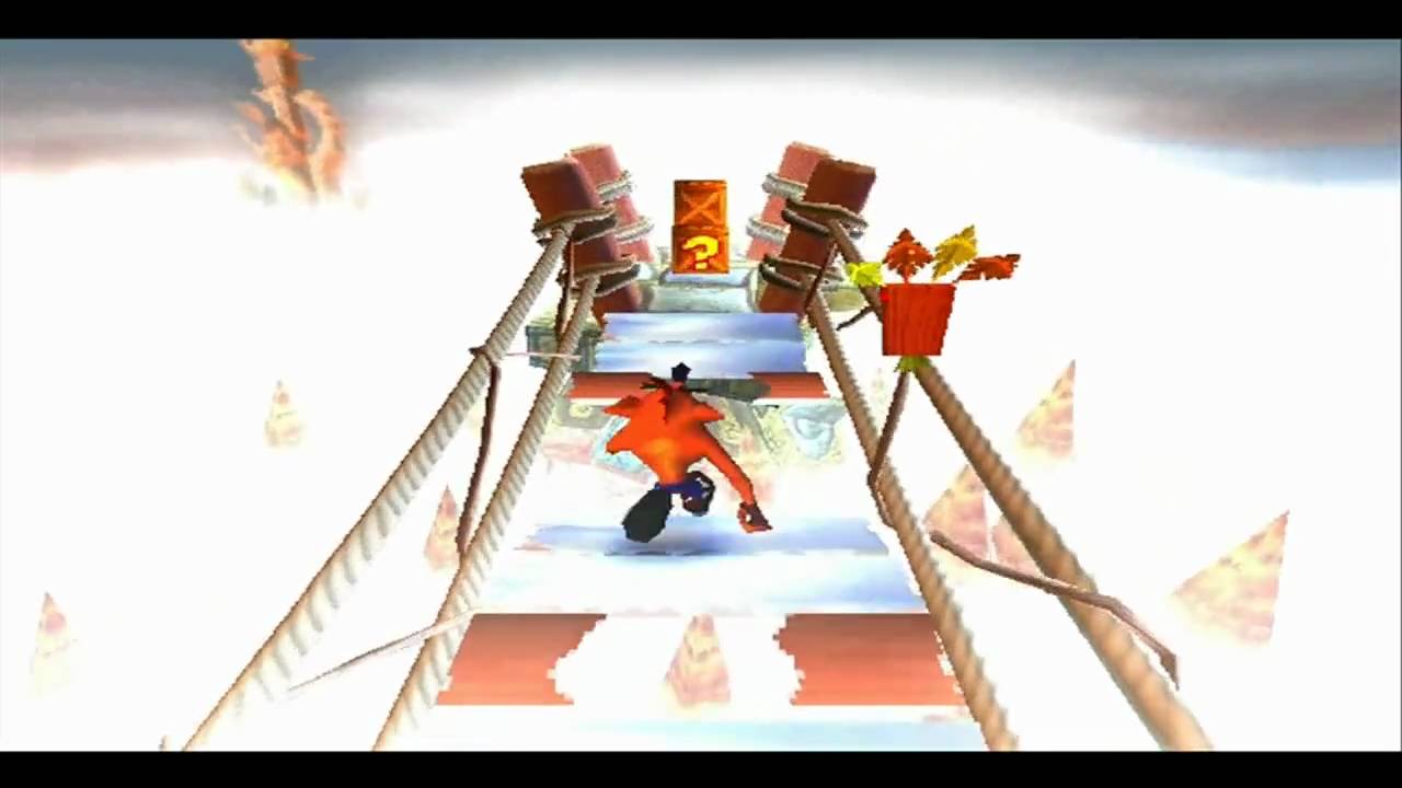 Crash Bandicoot 1, Level 12 Road to nowhere [12] YouTube