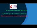 API Automation testing with python requests module part 1