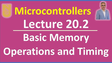 Microcontrollers - Lecture 20.2 - Slides 8-11: Memory Operations and Timing #memory #memoryoperation