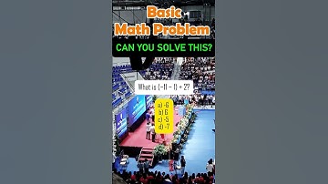 What is (−11 − 1) ÷ 2?a) -6 b) 6 c) -5 d) -7#pemdas #QuizChallenge #MATH #quiz  #math