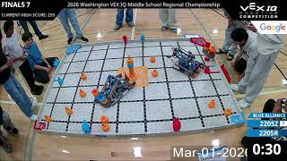 2026 Washington VEX IQ MS Regionals Finals Matches | Vex Mix & Match