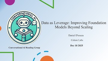 Data as Leverage: Improving Foundation Models Beyond Scaling - Daniel D
