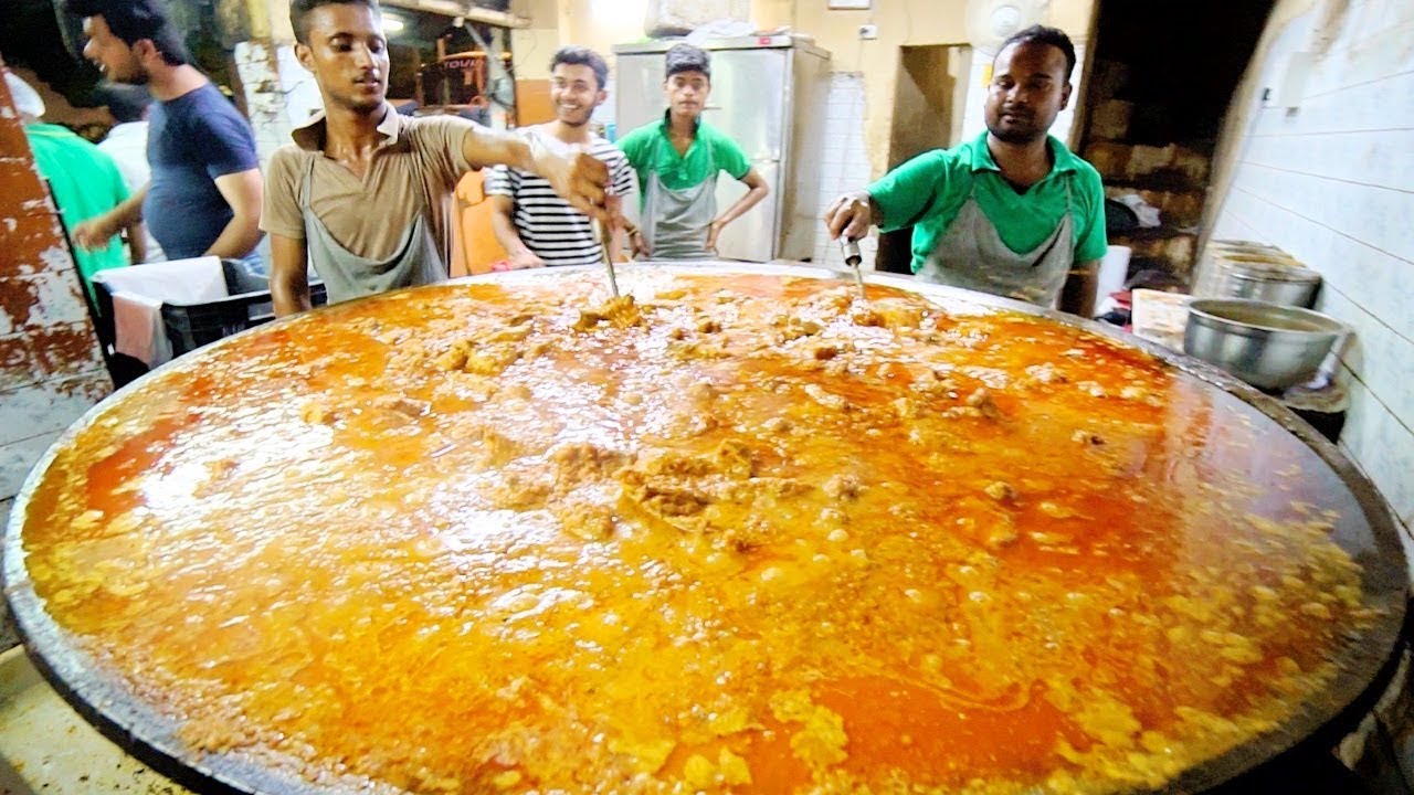 CURRY MASTER of INDIA | Indian Street Food - HUGE 100KG CURRY in Old Delhi + SPICY Street Food | Luke Martin