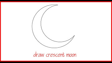 Draw crescent moon with autocad