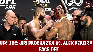 UFC 295: Jiri Prochazka vs. Alex Pereira Weigh in Face Off