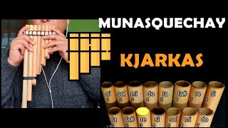 Video-Miniaturansicht von „Munasquechay - Kjarkas | Tutorial Zampoña | Panflute cover“