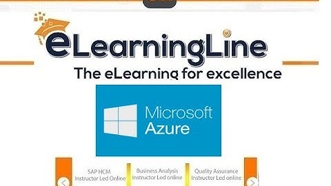 Azure tutorial for beginners Part 1 by ELearningLine @ 848-200-0448