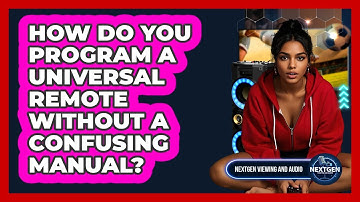 How Do You Program A Universal Remote Without A Confusing Manual? - NextGen Viewing and Audio