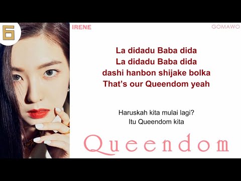 Red Velvet - Queendom EASY LYRICS/INDO SUB by GOMAWO