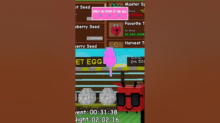 Pick a Number & Get a Free Raccoon Pet in Grow A Garden! #roblox #shorts 216