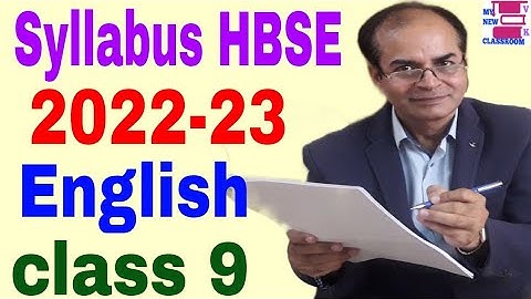 hbse new syllabus class 9 english 2022-23 by vijay kumar