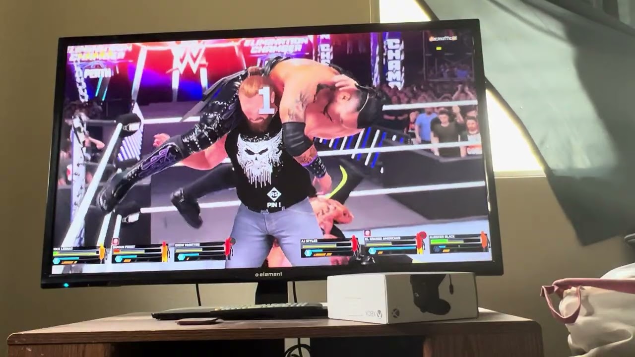 Lesnar VS McIntyre VS Styles Vs Black VS Americano VS Priest (Elimination Chamber Qualifiers Finale)