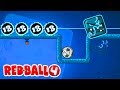 Elektrikli Ninjalar Ay Savaşı ! Red Ball 4