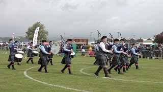 The Vale of Atholl Pipe Band competing in G4A finals 2022 British Pipe Band Championships screenshot 2