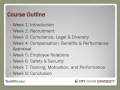 Human Resources Course Introduction