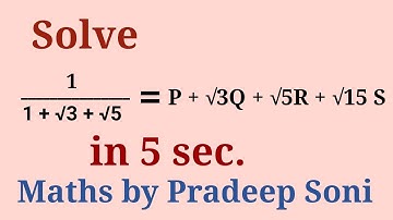Add. question bank 1. que 47. for CA foundation with very short tricks. Maths by Pradeep Soni